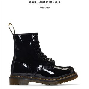 Dr. Martens patent 1460 boot